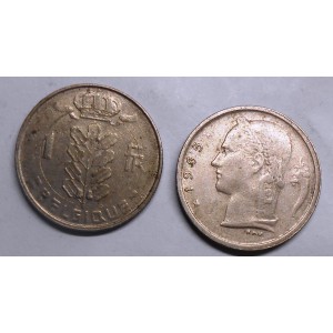 BELGIUM 1 Franc 1965 Belgique