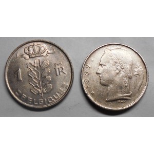 BELGIUM 1 Franc 1967 Belgique