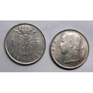 BELGIUM 1 Franc 1970 Belgique