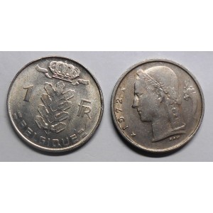 BELGIUM 1 Franc 1972 Belgique