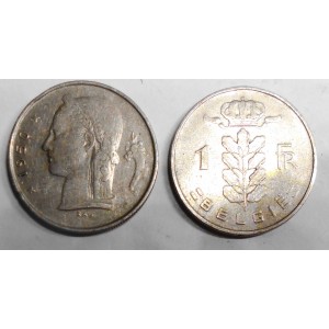 BELGIUM 1 Franc 1950 Belgie