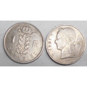 BELGIUM 1 Franc 1951 Belgie