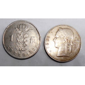 BELGIUM 1 Franc 1956 Belgie