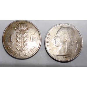 BELGIUM 1 Franc 1957 Belgie