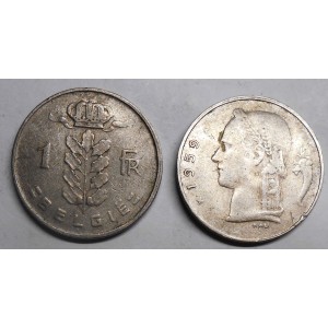 BELGIUM 1 Franc 1959 Belgie