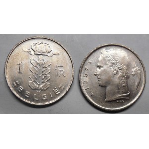 BELGIUM 1 Franc 1967 Belgie