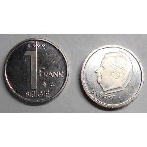 BELGIUM 1 Franc 1999 Belgie