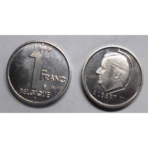 BELGIUM 1 Franc 1999 Belgique
