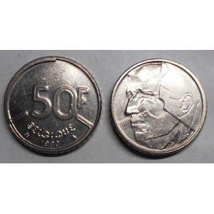 BELGIUM 50 Francs 1990...