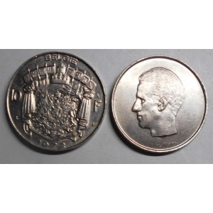 BELGIUM 10 Francs 1972 Belgie