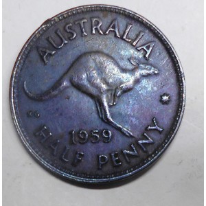 AUSTRALIA 1/2 Penny 1959