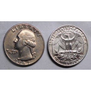 USA Washington Quarter 1967