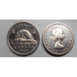 CANADA 5 Cents 1968