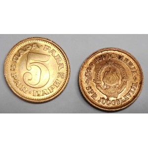 YUGOSLAVIA 5 Para 1976