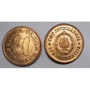 YUGOSLAVIA 20 Para 1974
