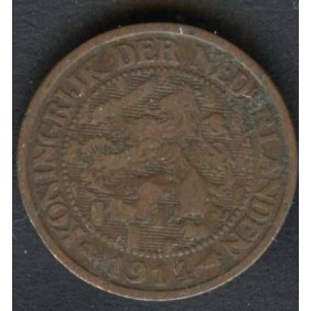 NETHERLANDS 1 Cent 1914