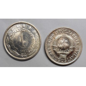 YUGOSLAVIA 1 Dinar 1981