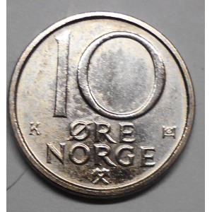 NORWAY 10 Ore 1990