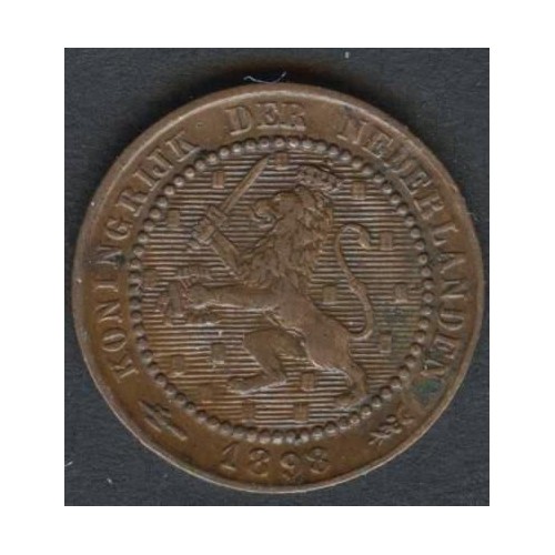 NETHERLANDS 1 Cent 1898