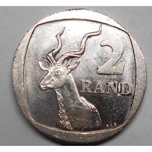 SOUTH AFRICA 2 Rand 1996