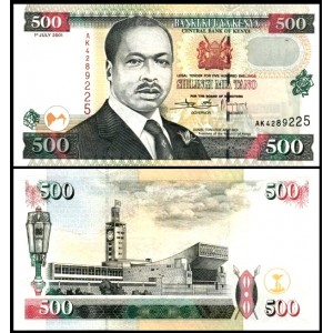 KENYA 500 Shillings 2001
