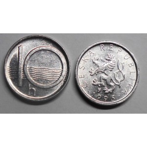 CZECH REPUBLIC 10 Haleru 1995