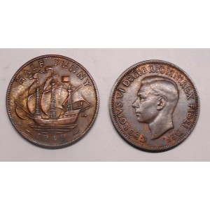 GREAT BRITAIN 1/2 Penny 1949