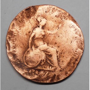 GREAT BRITAIN 1 Penny 1854...