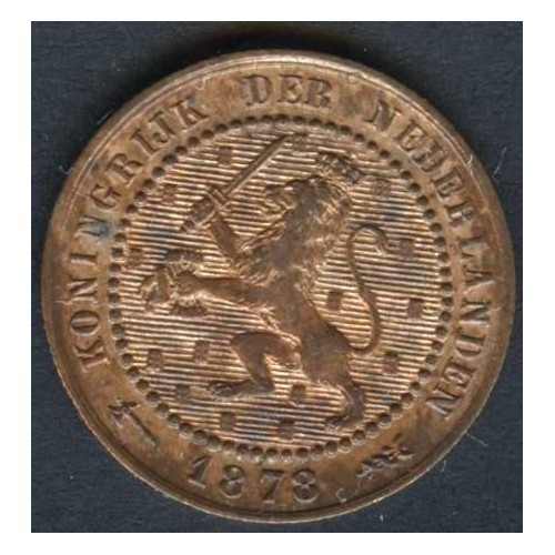 NETHERLANDS 1 Cent 1878