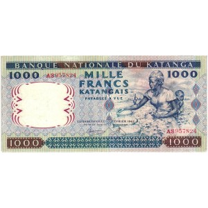 KATANGA 1000 Francs 1962