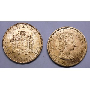 JAMAICA 1/2 Penny 1964