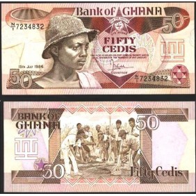 GHANA 50 Cedis 1986