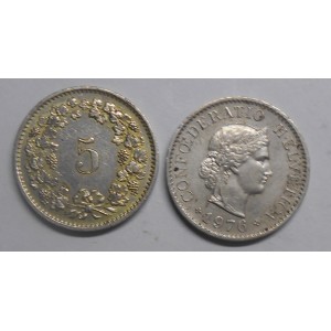 SWITZERLAND 5 Rappen 1976