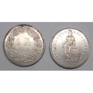 SWITZERLAND 1 Franc 1983