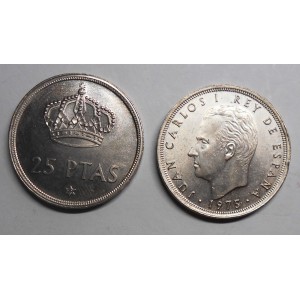 SPAIN 25 Pesetas 1975 (78)