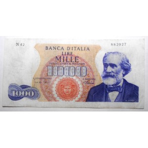 1000 Lire VERDI 04.01.1968