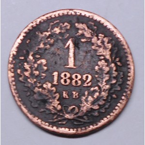 HUNGARY 1 Krajczar 1882