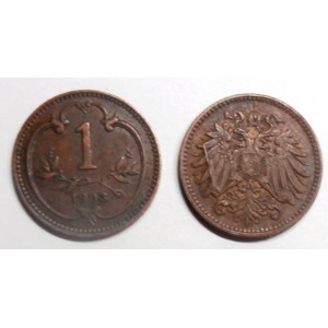 AUSTRIA 1 Heller 1903