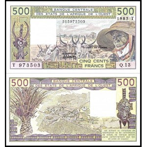 TOGO (W.A.S.) 500 Francs 1985