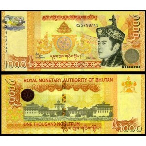 BHUTAN 1000 Ngultrum 2021