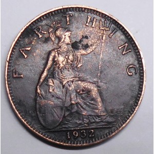 GREAT BRITAIN 1 Farthing 1932