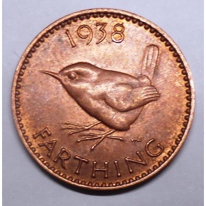 GREAT BRITAIN 1 Farthing 1938