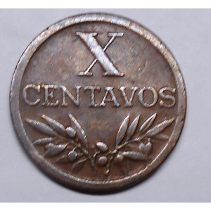 PORTUGAL 10 Centavos 1949