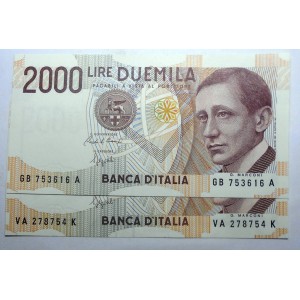 2000 Lire Marconi Lettera A...