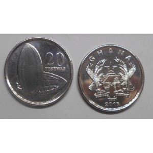 GHANA 20 Pesewas 2016