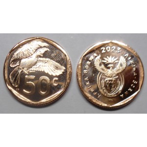 SOUTH AFRICA 50 Cents 2023...
