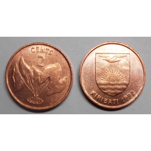 KIRIBATI 2 Cents 1992