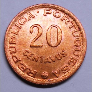 GUINEA BISSAU 20 Centavos 1973