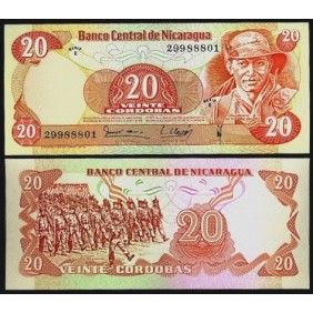 NICARAGUA 20 Cordobas 1979