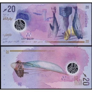 MALDIVES 20 Rufiyaa 2025...